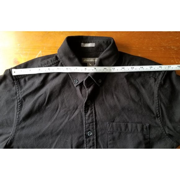 Eddie Bauer Flannel - Black - Small - Picture 2 of 5